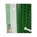 SAI PRASEEDA PVC Garden Fencing Net_Mesh_4 Feet Height X 15 Feet Length_UV Stabilized 800 GSM Anti Bird Net Green Color with 1 Cutter,100 PVC Tags FN:10