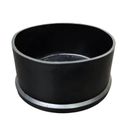 FixtureDisplays 3 Inches Pvc Chair Leg Caps Round Tube Floor Protectors Furniture Leg End Caps, in Black | 1.34 H x 3.27 W x 3.27 D in | Wayfair
