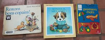 3 Jeunes Enfants Français Livres Lot Young Children’s French Books Premiers Mots