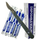 10/PK #23 Disposable Scalpels Crafting Knife Individually Wrapped & Sterile