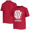 Youth Champion Crimson Oklahoma Sooners Game Of The Century 50th Anniversary Disco T-Shirt