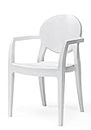 SalesFever Design Chaise avec Arm déclinez Igloo Blanc
