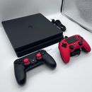 PS4 Slim 500GB Console Nera Sony PlayStation 4 COMPLETA con 2 Controller e cavi