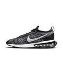 NIKE Air MAX Flyknit Racer Hombre Running Trainers DJ6106 Sneakers Zapatos (UK 9 US 10 EU 44, Black White 001)