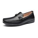 Bruno Marc Men's Loafers Slip On Moccasins Dress Shoes,Henry-1,Black,11 US/10 UK