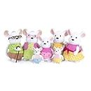 Li’l Woodzeez – Animal Figurines – Mouse Toy – Collectible Figurines – Mouse Family – 3 Years + – The Nibblekin Mice