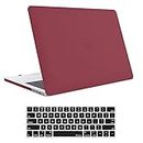 ANANYA Laptop Cover for New MacBook Pro 13 inch M2 2024 2023 2022-2016 | A2338 | A2251 M1 A2289 | A2159 | A1989 | A1706 | A1708 with Touch Bar | Plastic Hard Shell Case Cover (Wine Red)