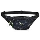 GUSTAVE® Waist Bag for Men Women, Stylish Chest Bag for Men Fanny Pack for Men Waist Pouch for Men Bag Belt Sport Bag for Travel Running Outdoor Sports Cycling