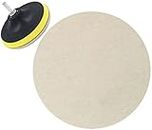DIY Crafts 4 Pcs, 4inch Only Felt Pad, Backing Pad Universal Nut Wool Polishers Polishing Clean Buffing Pad Bonnet for Upholstery Care, Furniture 1/2/3/4/5/6/7inch(4 Pcs, 4inch Only Felt Pad)