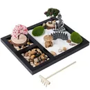Mini Zen Garten authentische Zen Garten Kit Zen Garten Zubehör Kit mit Bambus Werkzeuge Home Office