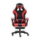 Ergonomic Office Desk Chairs Gaming Chair 360°Swivel with Armrests and Detachable Footrest Computer Chair for Heavy People (Color : D) (A)