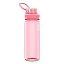 Takeya 24 oz Tritan Plastic Sport Water Bottle with Spout Lid, Premium Quality, BPA Free Food Grade Materials, Flutter Pink