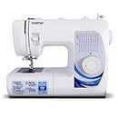 Latest Brother - GS3700, Automatic Zig-Zag Electric Sewing Machine, 37 Built-in Stitches, 71 Stitch Functions, Japanese Quality (White, Metal Frame)