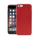 Pipetto iPhone 6 / iPhone 6S Case Snap Cover - Red Luxe Vegan Leather (Compatible with iPhone 6, iPhone 6S)