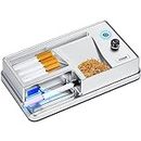 ZCBYBT Electric Automatic Rolling Machine Household Cigarette Injector Machine Portable Tobacco Injector Rechargeable Cigarette Rolling,Inductive Power Off,6.5mm