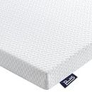 BedStory Mattress Topper Double Bed, 40D High-Density Double Mattress Topper for Back Pain with Removable Zipped Cover, Hypoallergic Bed Topper for Pressure Relief (135x190x7cm)