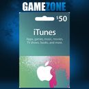 iTunes Gift Card $50 USD USA Apple iTunes Code 50 Dollars United States 