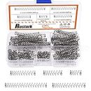 Rustark 150Pcs 5 Sizes 6mm OD Compression Springs Assortment Kit Mini Stainless Steel Springs Mechanical Springs for Shop and DIY Repairs Project, 5 Sizes 10 20 30 40 50mm L