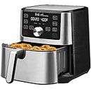 Instant Pot Air Fryer,Vortex 6 Litre,Touch Control Panel,360° Evencrisp Technology,Uses 95 % Less Oil,6-In-1 Appliance: Air Fry,Roast,Broil,Bake,Reheat,And Dehydrate(Vortex 6 Litre)1500 Watts,Silver