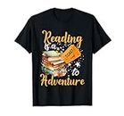 Reading Is A Ticket To Adventure Maglietta