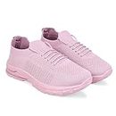 Kats Girl's Running Shoes |Easy to wear | Ideal for Parks, Outdoor, Walking & All Day Sports Shoes Wear -Pink, 2