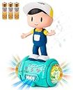 Zest 4 Toyz Musical Toy for Kids 360 Degree Rotating Dancing Boy Doll Toy with 5d Light & Sound Bump & Go Action Toy for 1 Year Old Kids Boys Girls(Battery Included)