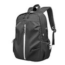 Mocare Travel School Backpack, Casual College Laptop Backpacks Camping Hiking Daypack Bag Fits 15.6 inch Notebook computer with USB Charging Port for Men and Women (Black)