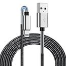 Extra Long iPhone Charger Cable 5M, [ Apple MFi Certified ] 16ft Lightning Cable, High Fast/Data Sync Apple iPhone Charging Cable Lead for Apple iPhone 11/11Pro/11Max/XS/XR/XS Max/8/7/6/5S/SE iPad