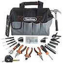VonHaus Tool Set - 92pcs Tool Kits for Home DIY Tasks - Household Tool Kit for Beginners - Includes Wrench, Hammer, Sockets, Screwdriver and More - Home Tool Kit Set and Durable Carry Bag