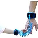 TUKLOZ Anti Lost Wrist Link for Toddlers Safety Toddler Leash Child Leash Wrist Leash for Babies and Kids Children's Safety Wristband for Outdoor Family Travel(Blue)
