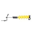 Ice Auger Drill Bit 27.5in Supreme Winter Companion Ice Shattering Power Enhanced with Positioning Drill 28in Pole Extension Maximizes Depth Thicker Ice Compliant Massive Winter