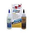 Epoxy Glue Adhesive C-Tough by CECCORP (8.5 Oz Combined) – Epoxy Adhesive for Metals, Aluminum, Fiberglass, Masonry, Wood, Stones, Concrete and Some Plastics – Waterproof – Shock Resistant Till -45°C