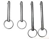 Tolxh Set of 4 Hitch pins 1000 1100 1500 1700 1800 Elite PRO Ultra Wingbar New Replacement Parts for Total Gym