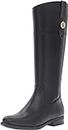 Tommy Hilfiger Women's Shano Riding Boot, Black, 6