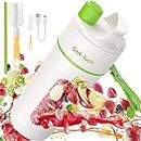 Portable Blender with 10 Ultra-Sharp Blades, 12 Oz Small Personal Blender for Shakes and Smoothies with Mini Blender Cup and Travel Lid, USB Rechargeable Fresh Fruit Juicer for Home/Travel/Gym/Office