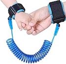 Divik Anti Lost Wrist Link with Lock and Key for Baby Safety Harness Band Outdoor Safety Hook Wristband Sturdy Flexible Safety Wristband Leash Travel Outdoor Shopping for Kids Toddlers (1Pcs)