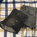 Levi's Shorts | Bundle Lot Of 2 Womens Jeans Black Shorts Levis, Klique 29 L | Color: Black | Size: 29