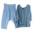 Discounts And Promotions Coupon Codes Sets for Women Clothing Summer Linen Sets for Women Vintage 2 Piece Summer Outfits Casual Sleeveless Lace Trim V Neck Tank Crop Top Wide Leg Lounge Pants
