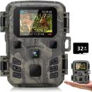 Mini Hunting Game Trail Camera 24MP 1080P Night Vision Outdoor Cam +32GB Card US