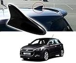 Auto Pearl SharkFin Black Shark Fin Signal Receiver Antenna Compatiable with i20 Elite