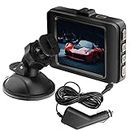 1080P Dashcam | Automobile Data Recorder - Recording Automobile Dashboard Cam with Suction Cup 32GB Card Night Vision Mode Wynott
