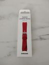 SAMSUNG Hybrid Leather Band Galaxy watch 4 / 5 / 6 20mm M/L ET-SHR89LWEGEU RED