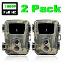 2 Pack Hunting Game Trail Camera 20MP 1080P  Wildlife Outdoor Cam Night Vision