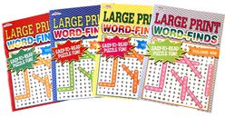 NEW Lot 4 Large Print Word Search Find Hunt Puzzle Books by Kappa 80 In EACH