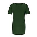 Lemoiitea Vacanza T-Shirt, Verde, XL Donna