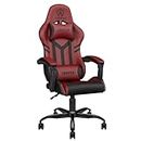 JOYFLY Gaming Chairs Gamer Chair, Game Chair Ergonomic Racing Style with High Back, Height adjustable, Class-4 Gas Lift, for Boys Adults Teens(Red)