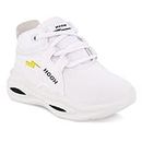 HOOH Kids Exclusive and Trendy Fashion Shoes for Baby Boys and Baby Girls for Age 18 Months to 10 Years (White, 18 Months)