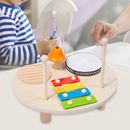 Kids Drum Set for Baby Montessori Music Instruments Toy for Gift Age 3 to 10