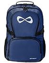 Navy Blue Classic Backpack - White Logo