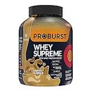 Proburst Whey Supreme Whey Protein With 25G Protein, 4G Glutamine & 5.5G Bcaas, Coffee, 2Kg